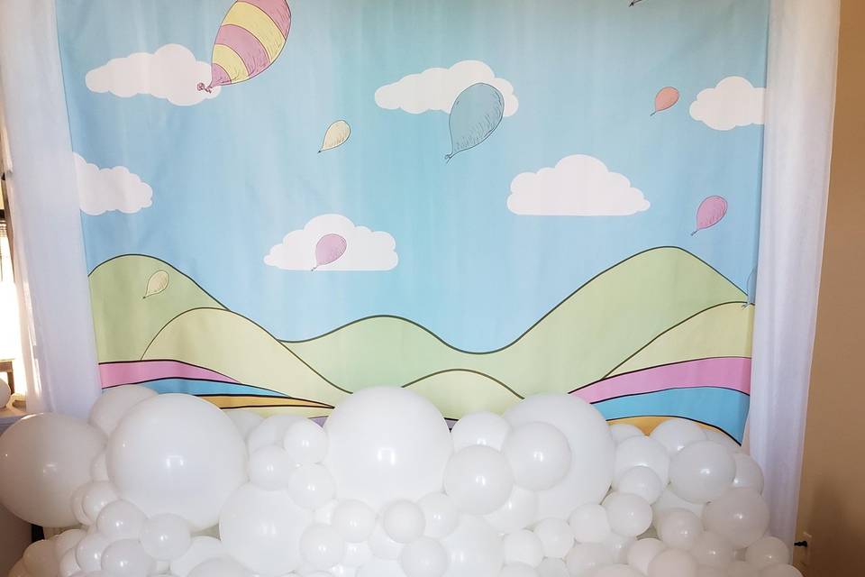 Balloon Wall w/Backdrop