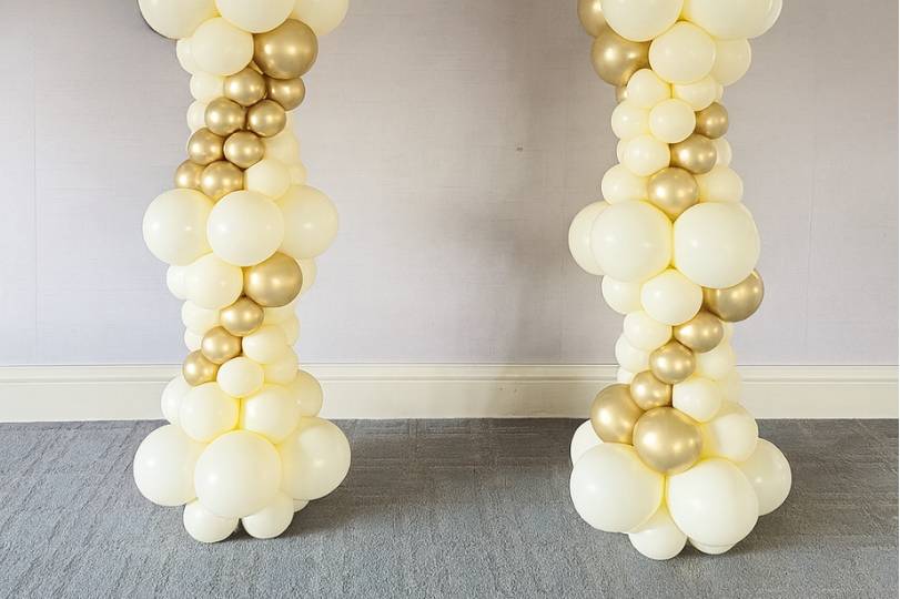 Elegant balloon columns