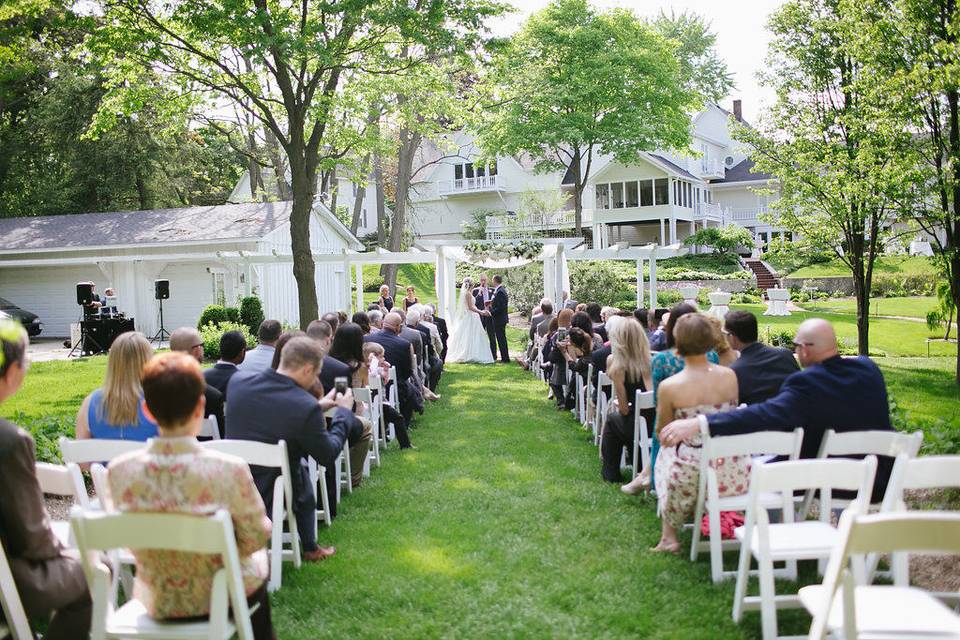 Outdoor wedding