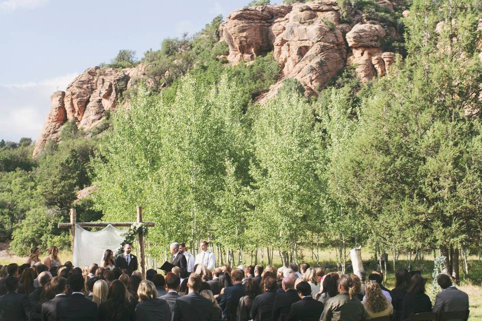 Outdoor ceremony