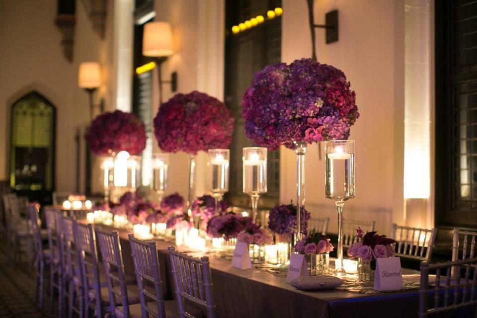 Romantic centerpieces