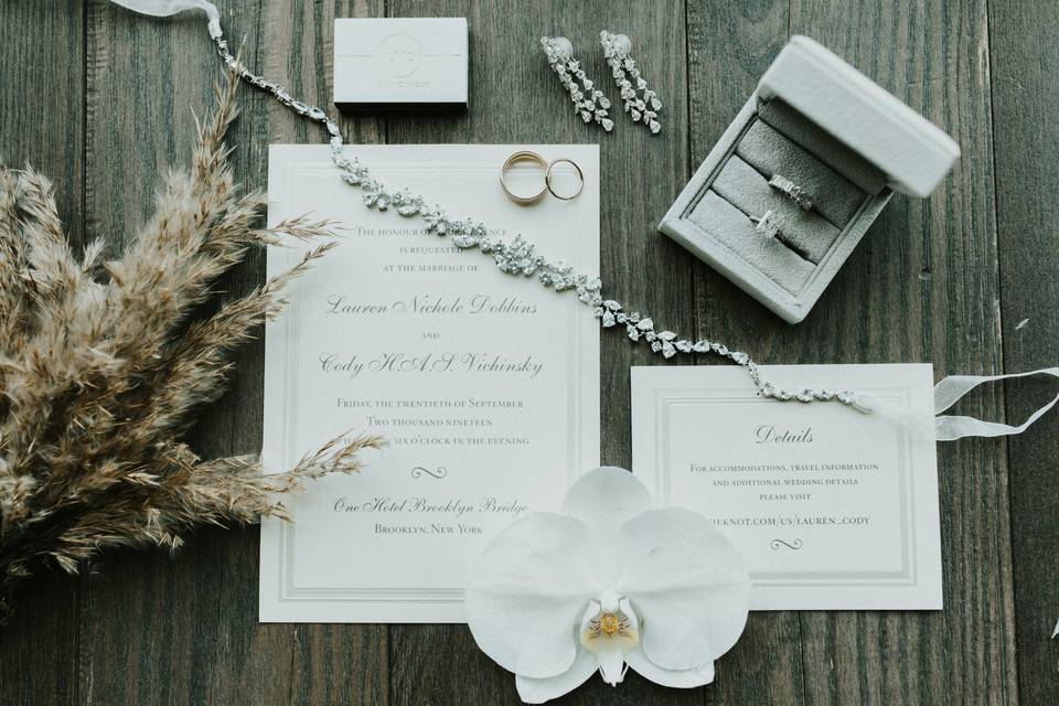 Wedding day details