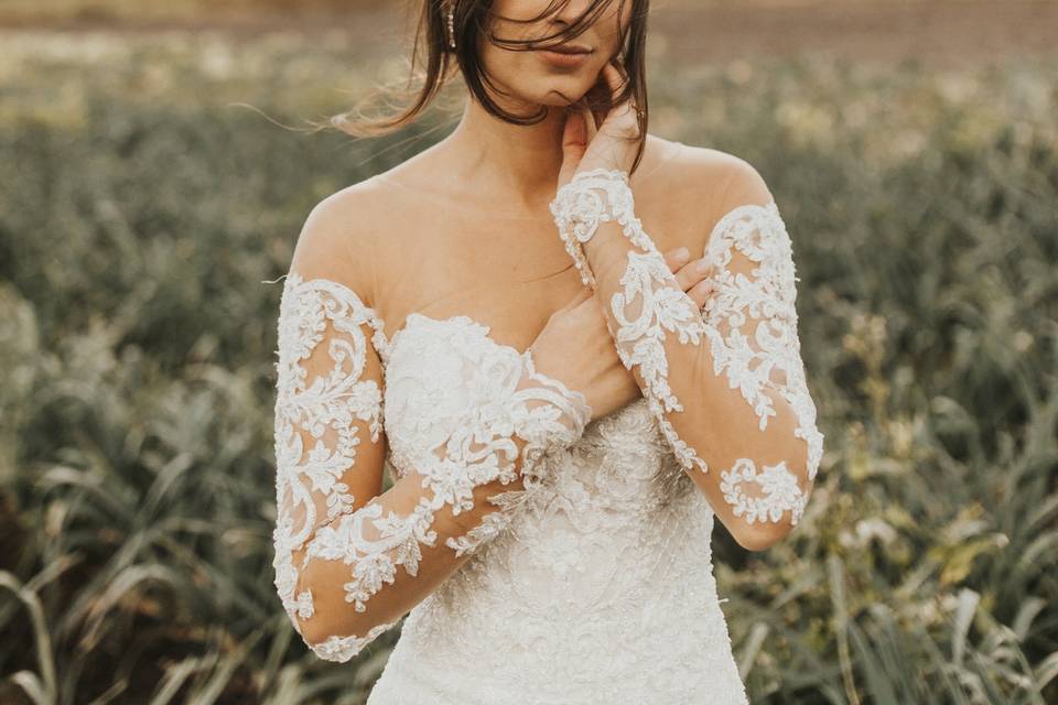 Bride on Her Wedding Day