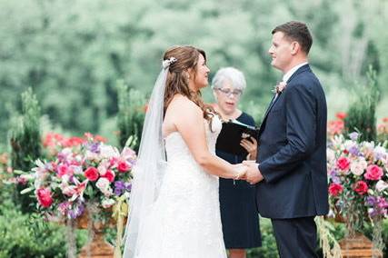 Beautiful couple in a beautiful setting