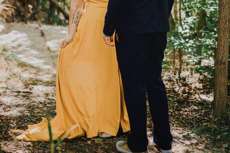 Sunflower Yellow Gown