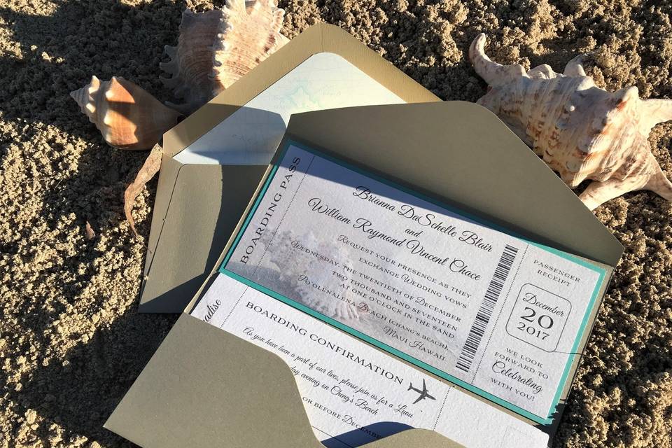 Destination Wedding Ticket