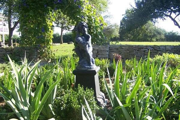 Formal Garden View to Back of the estate