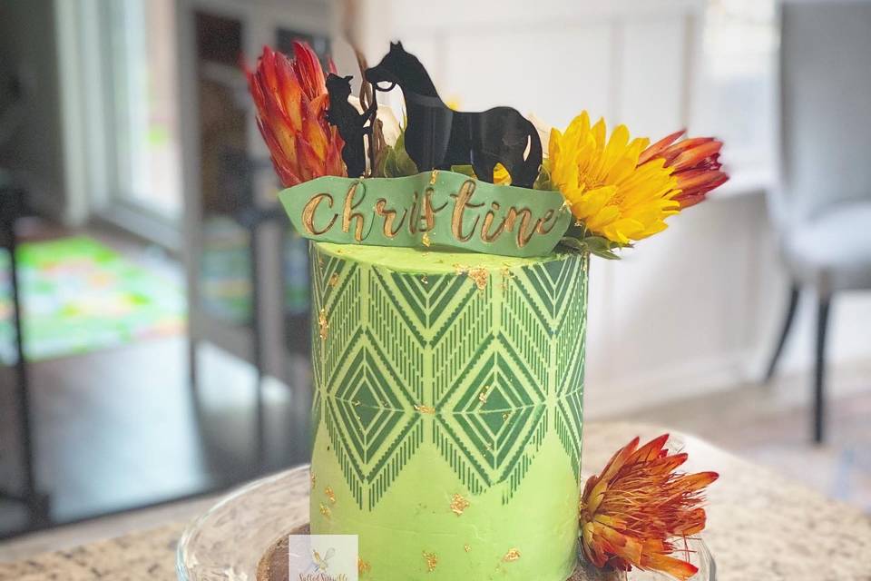 Cowgirl Theme Cake