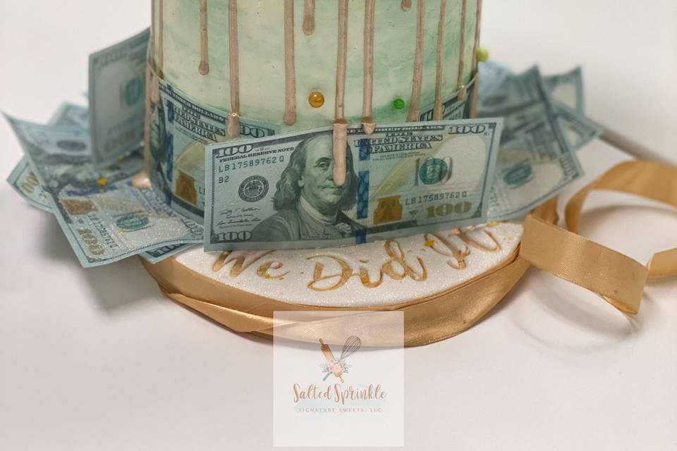 Money Themed Cake