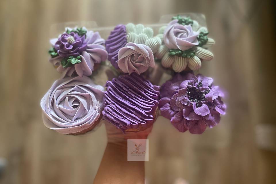 Purple Lavender Cupcakes