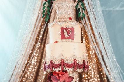 Embellished cake