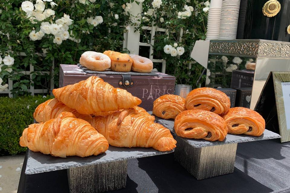 Assortment of fresh pastries