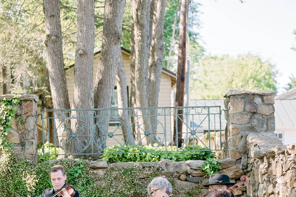 Ceremony in Courtyard Gardens