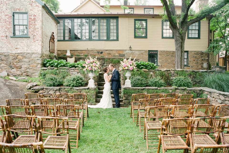 Ceremony in Courtyard Gardens