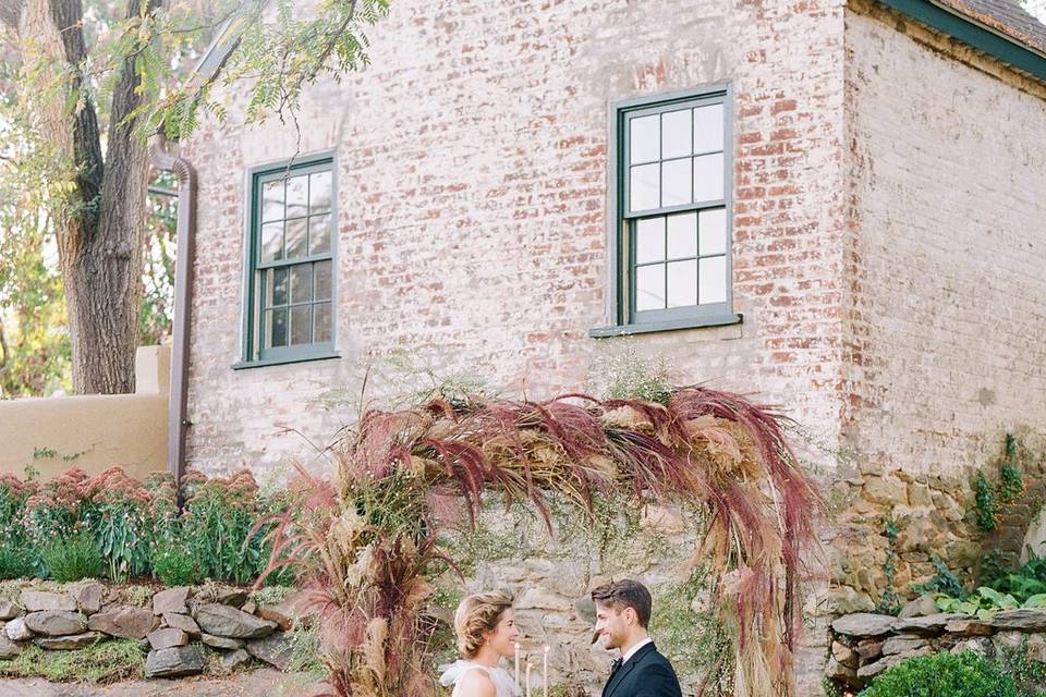 Ceremony in Courtyard Gardens