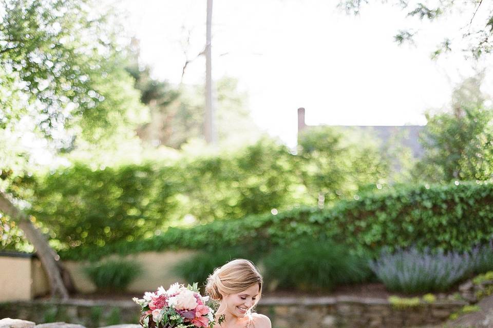 Ceremony in Courtyard Gardens