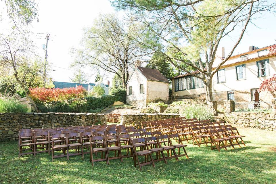 Ceremony in Courtyard Gardens