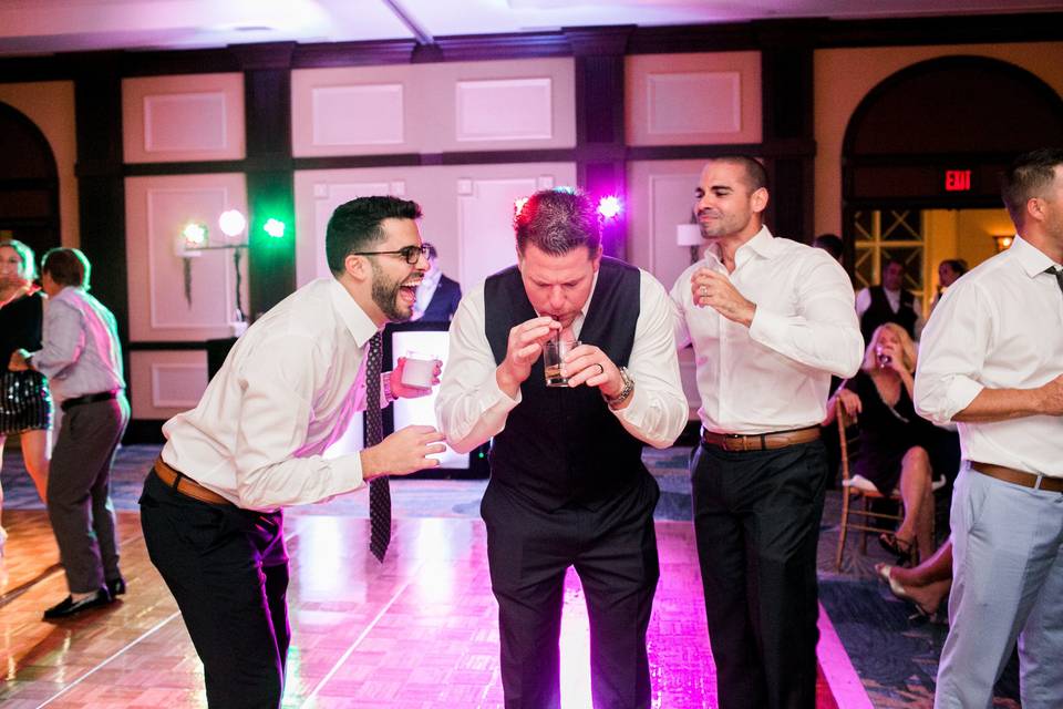 Groom and groomsmen