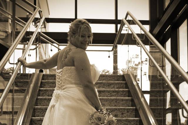 Blushing bride