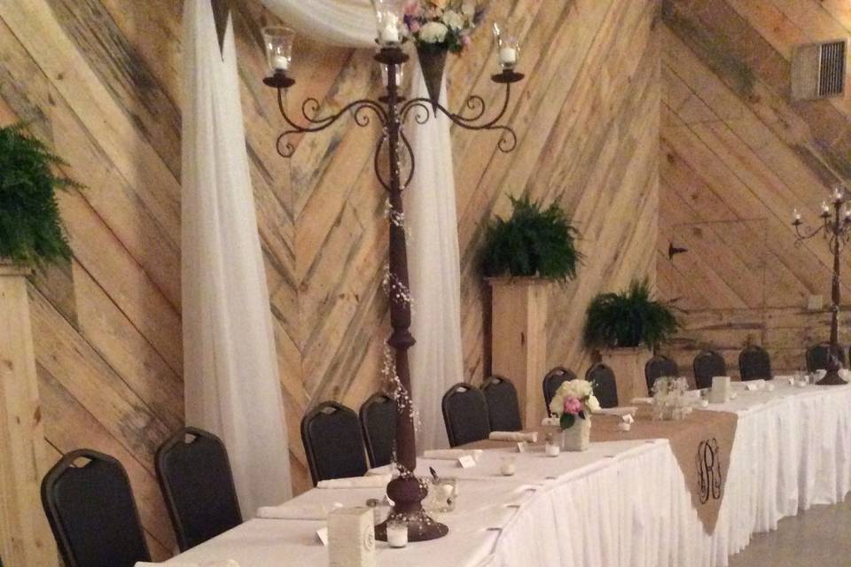 Long table setup