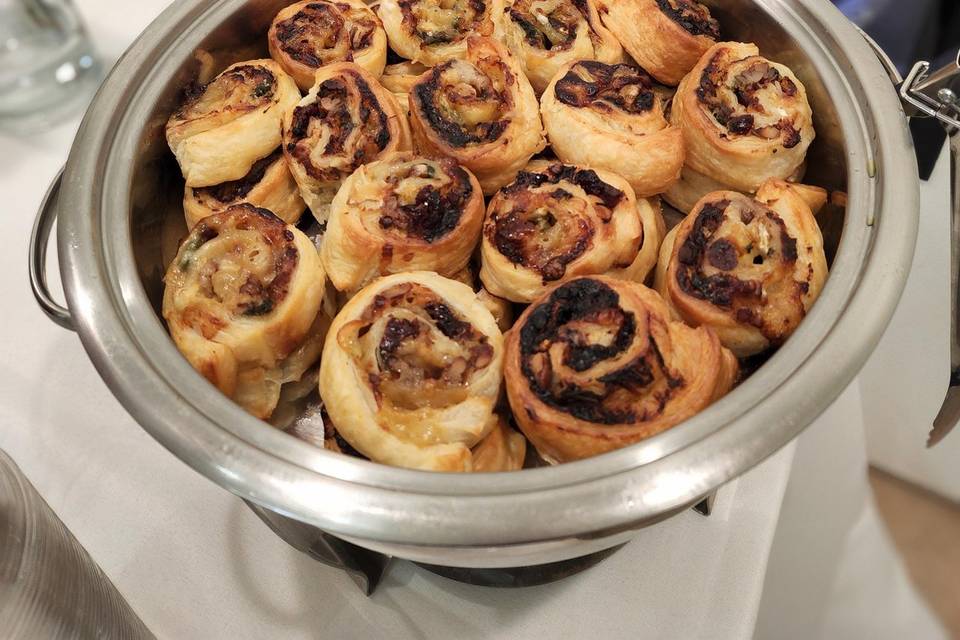 Cranberry Brie Pinwheels