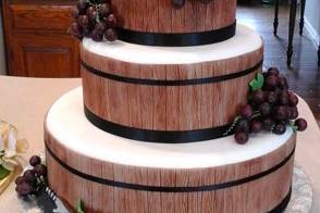 Wood inspired cake