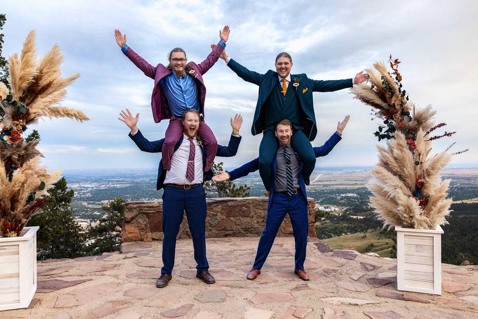 Guys having fun