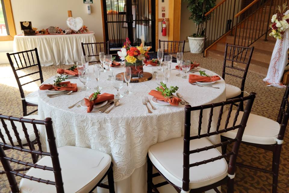 Fall table setting