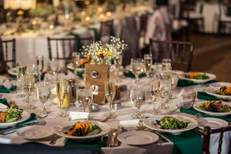 Reception setup