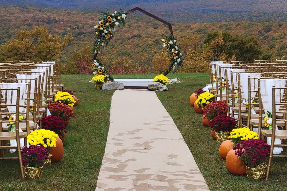 Fall wedding