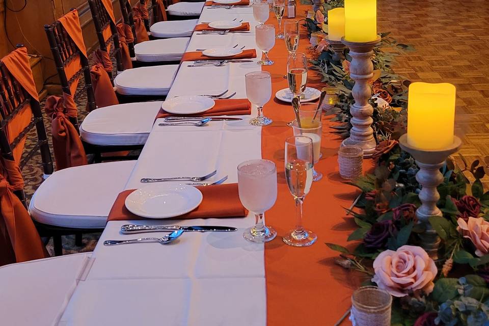 Fall Head table