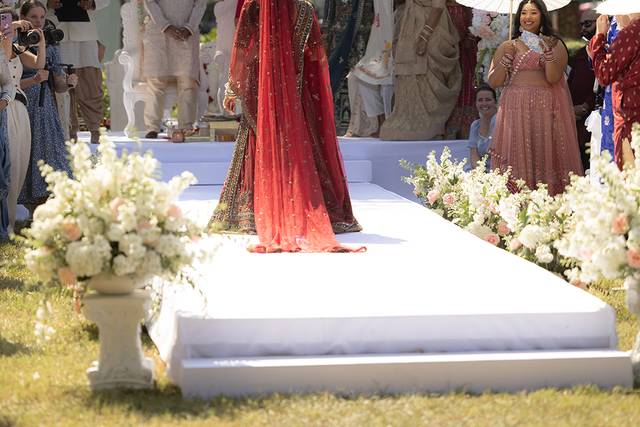 Walking down the aisle