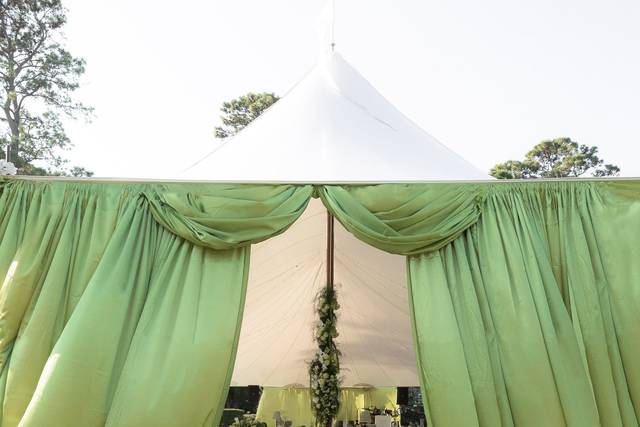 Reception Tent view
