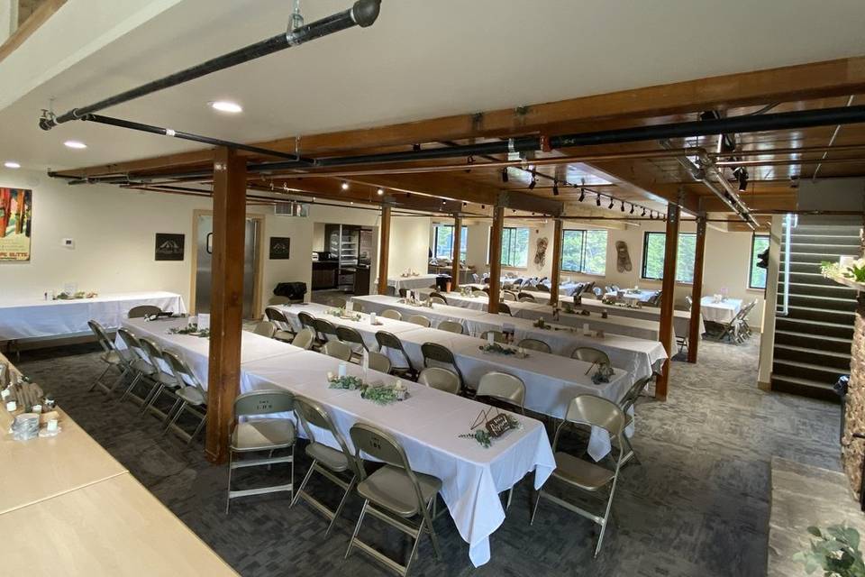 Spacious reception