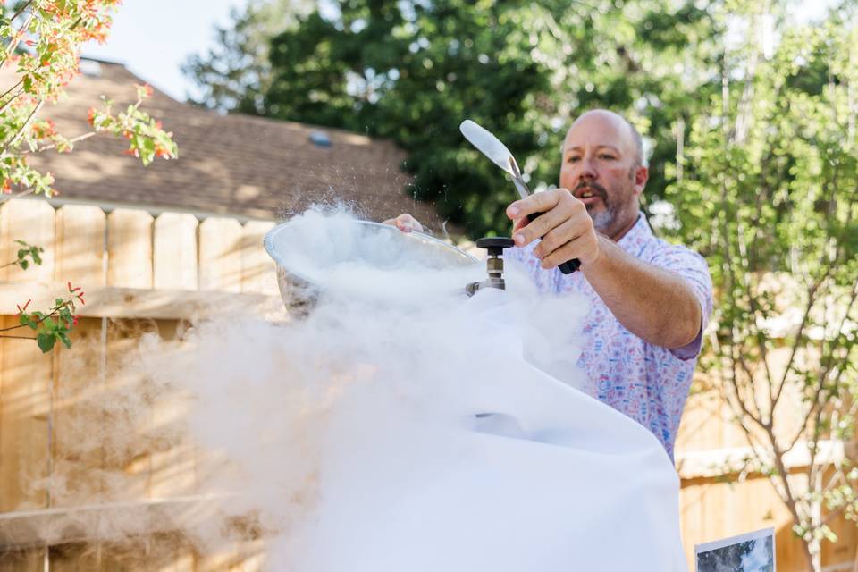 Nitro Ice Cream Station