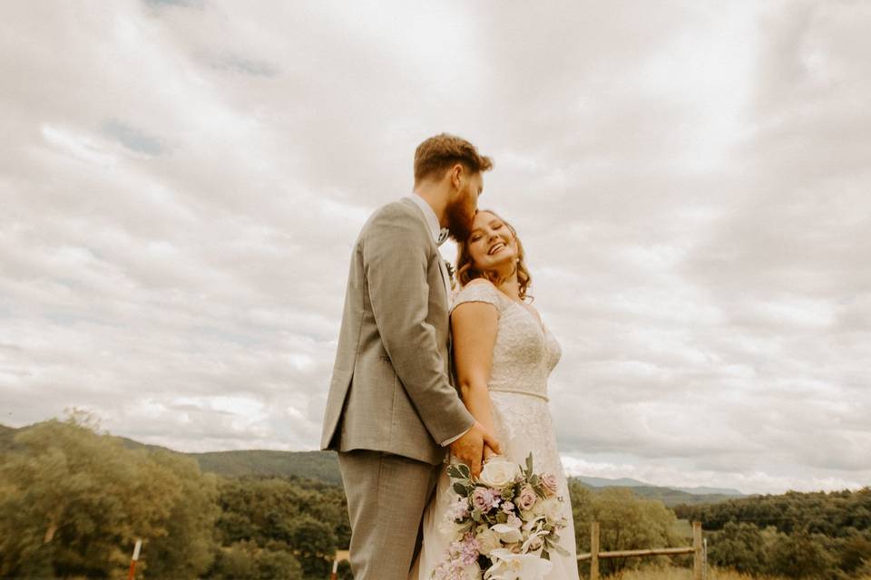 Forehead kiss