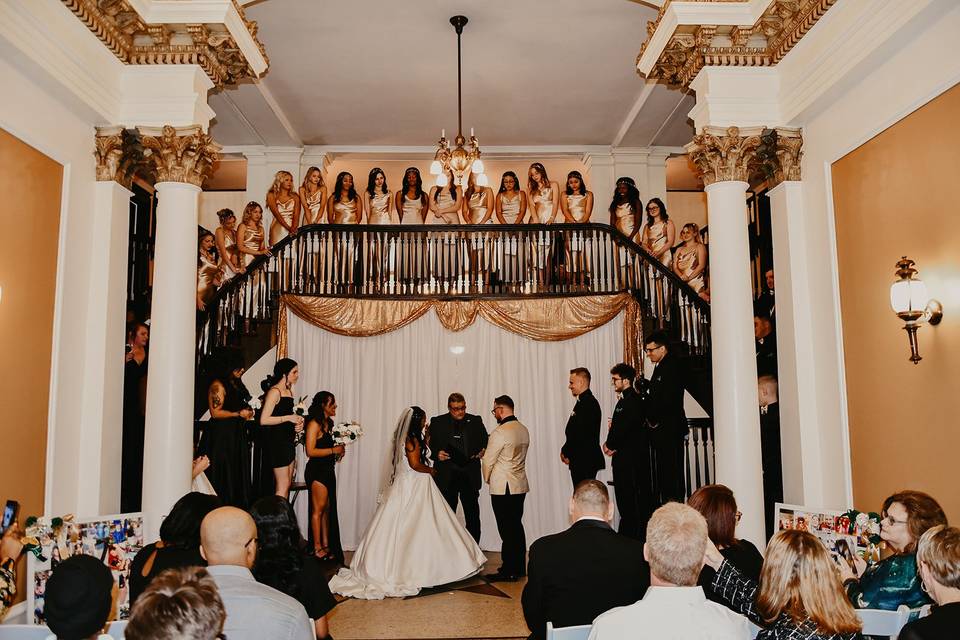 Ceremony in the Grand Hall