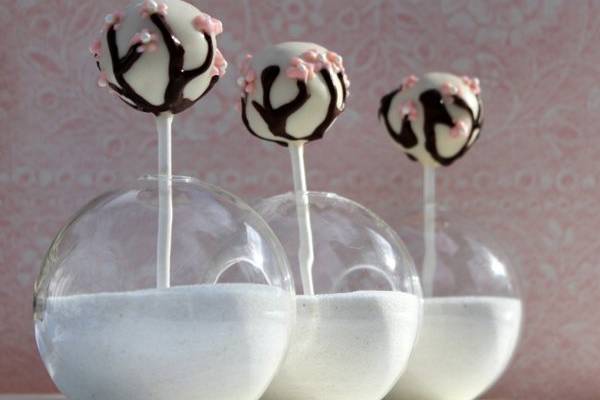 Cherry Blossom Cake Pops