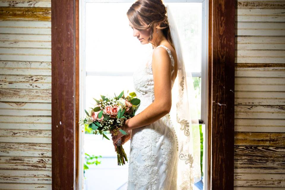 A bridal portrait