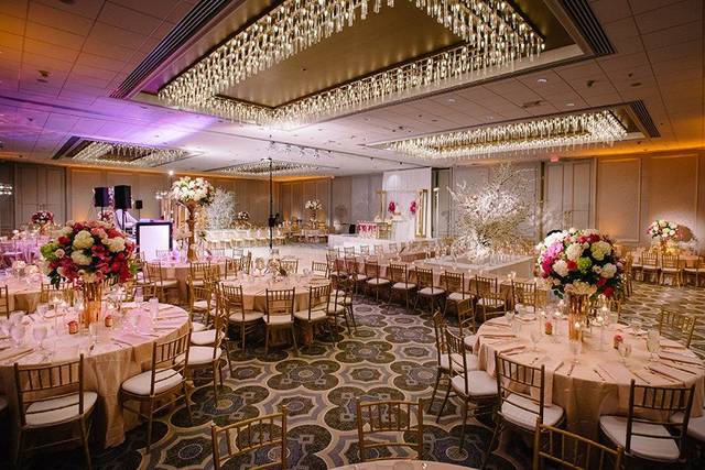 Reception hall setup