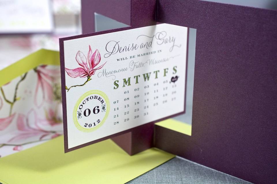 Save the Date Flip Card