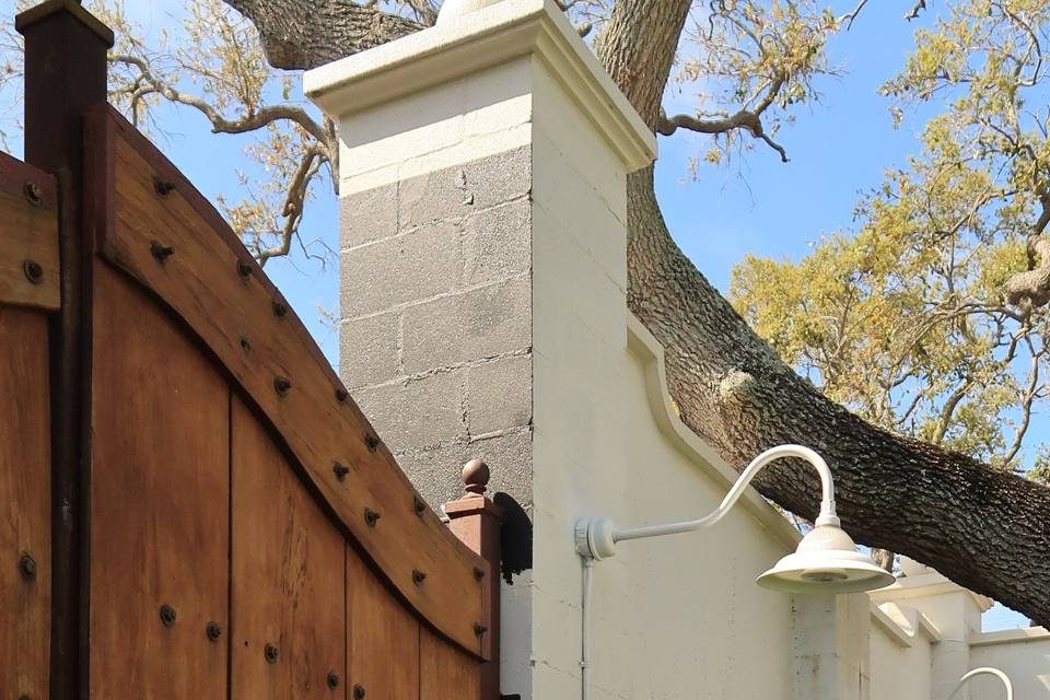 The ceremony doors