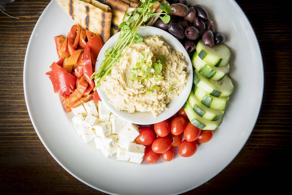 Hummus platter