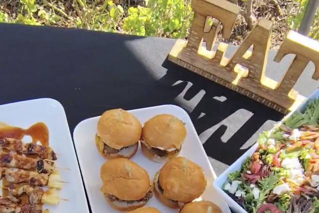 Sliders & Salad