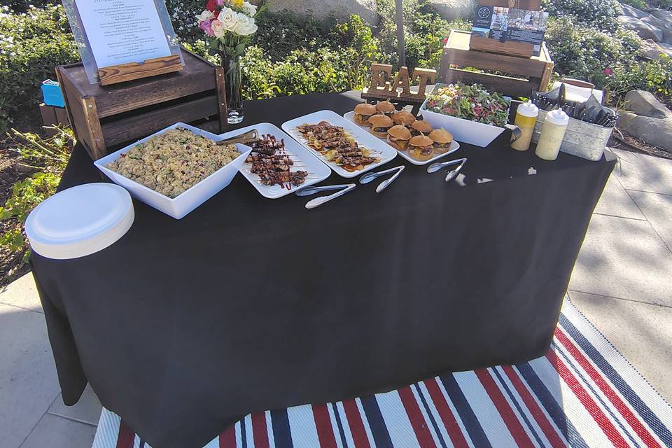 Charcuterie Set up
