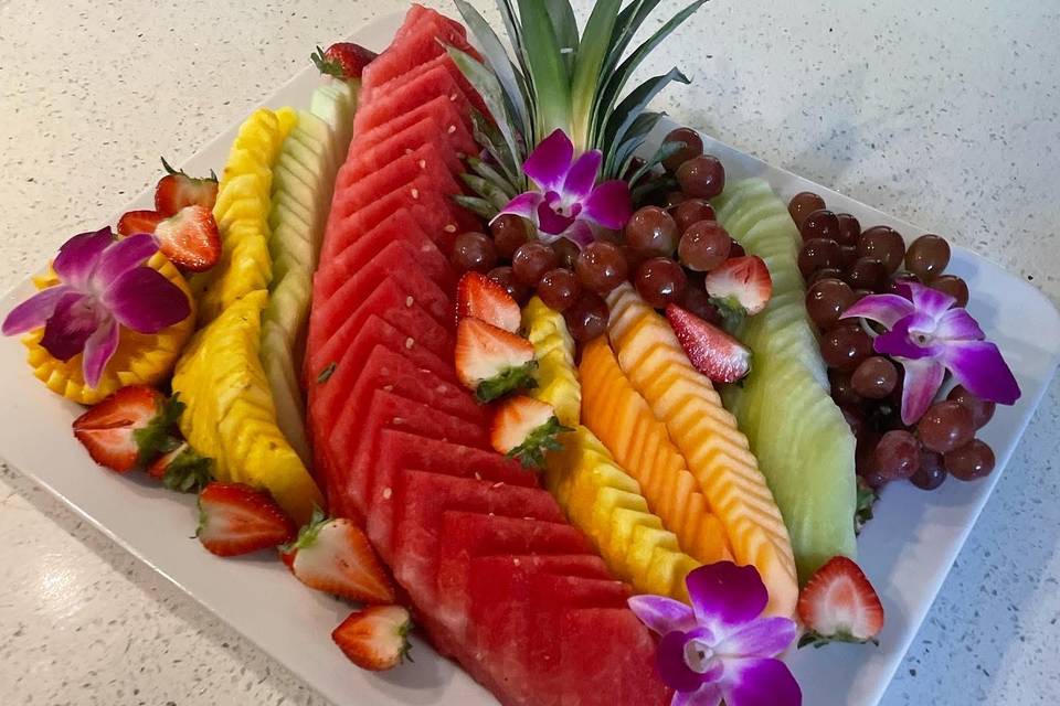 Wedding party fruit platter