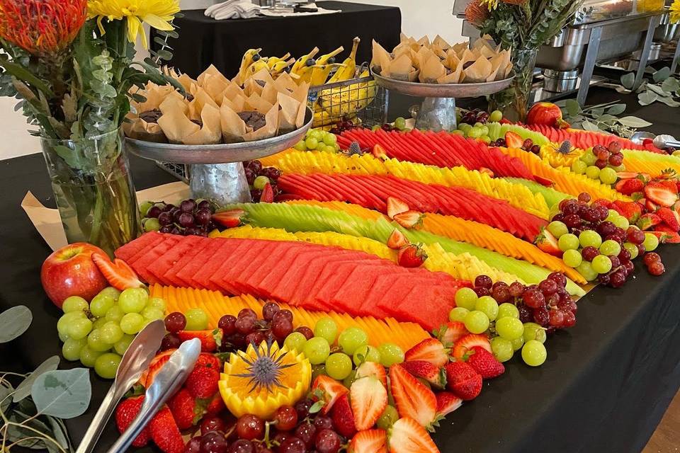 Fruit grazing table