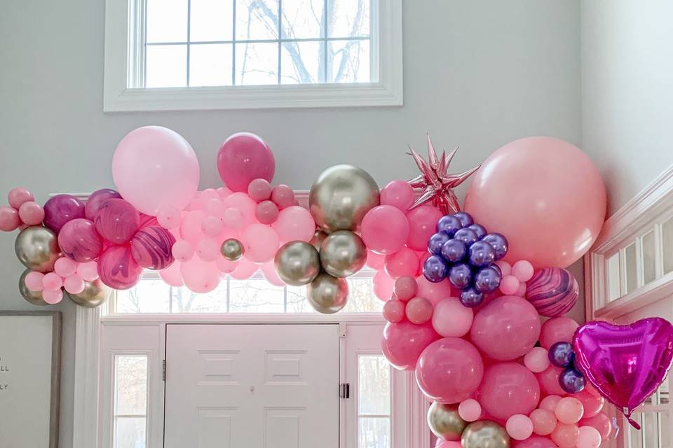 Pink Balloon Arch