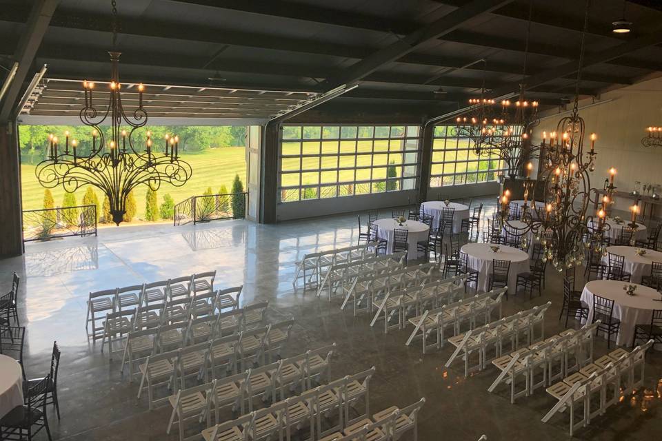 Indoor Ceremony and Reception