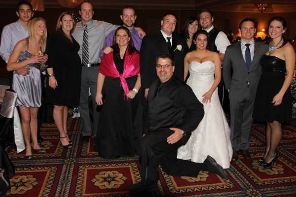 I was honored to have 6 couples who are clients at Shannon & Tom's wedding! Thanks so much!